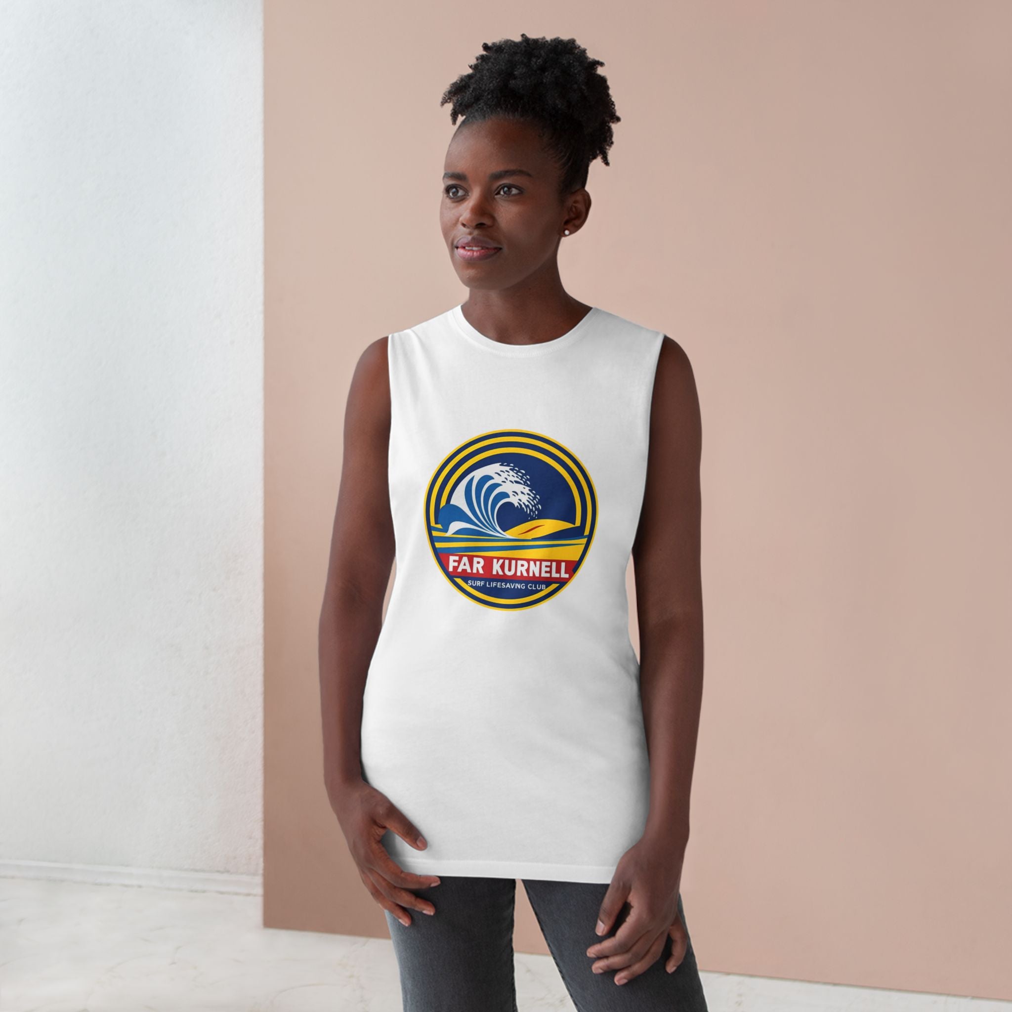Far Kurnell! Surf Lifesaving Club Singlet - Let It All Hang Out