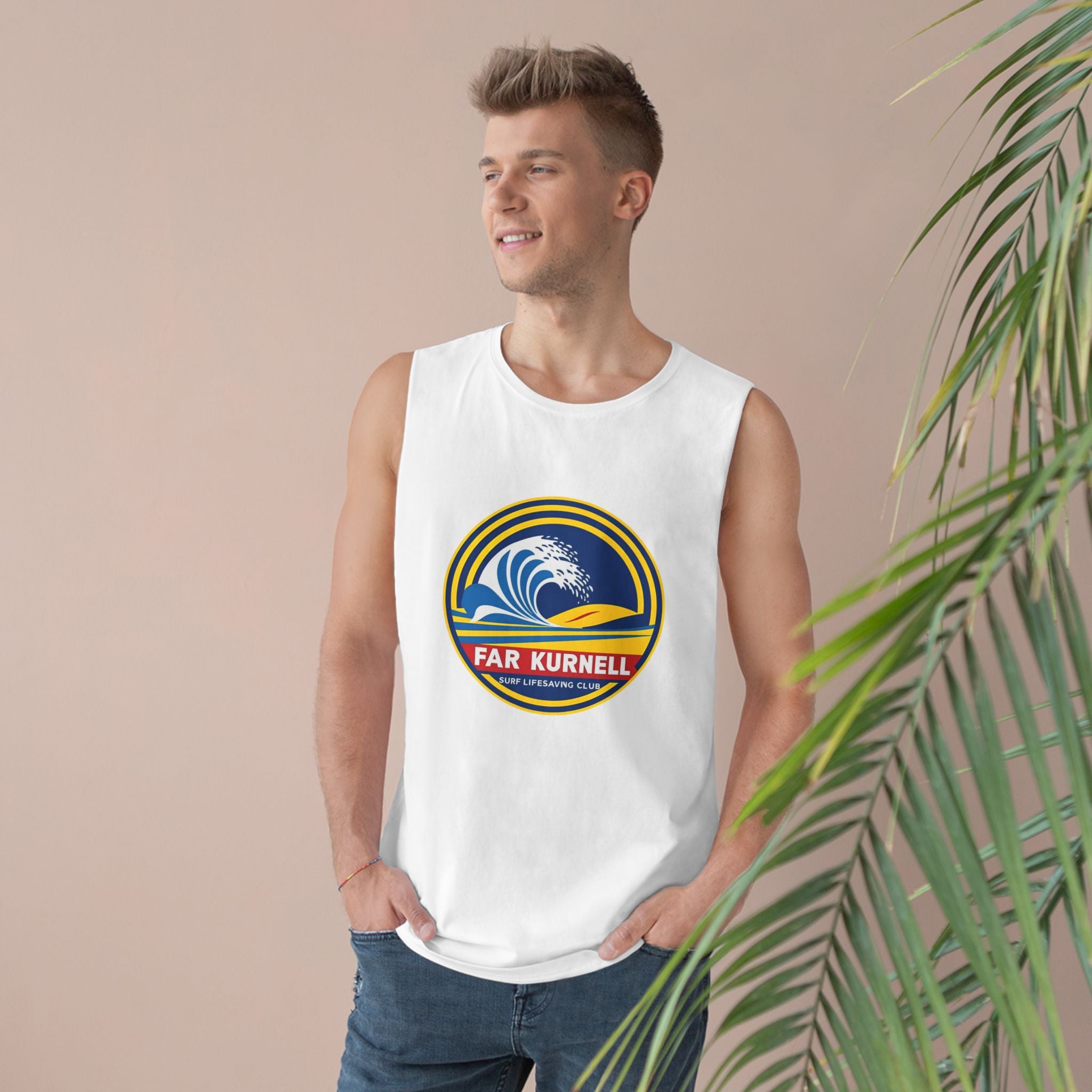 Far Kurnell! Surf Lifesaving Club Singlet - Let It All Hang Out