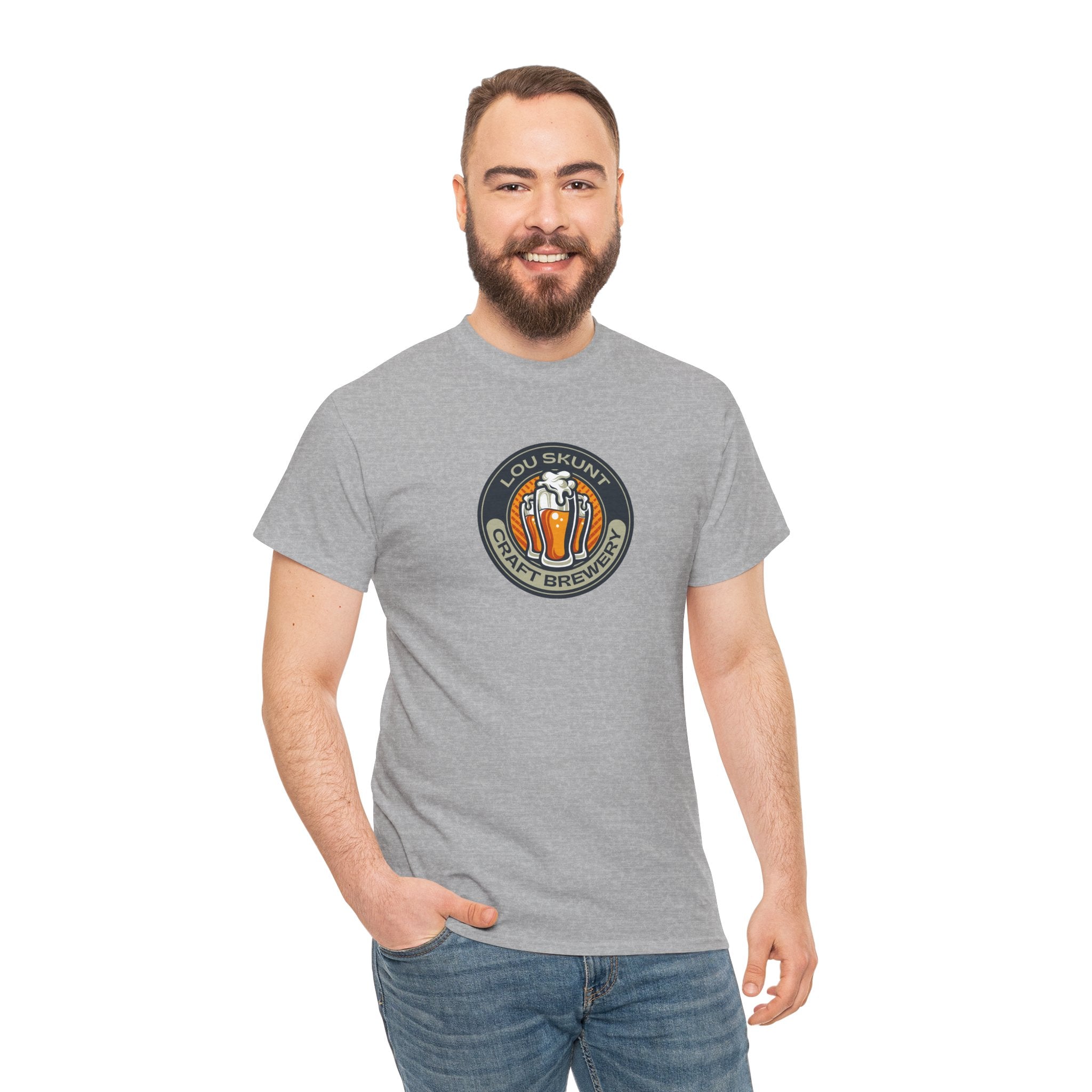 Lou Skunt Craft Brewery T-Shirt - Lou Loves it Moist